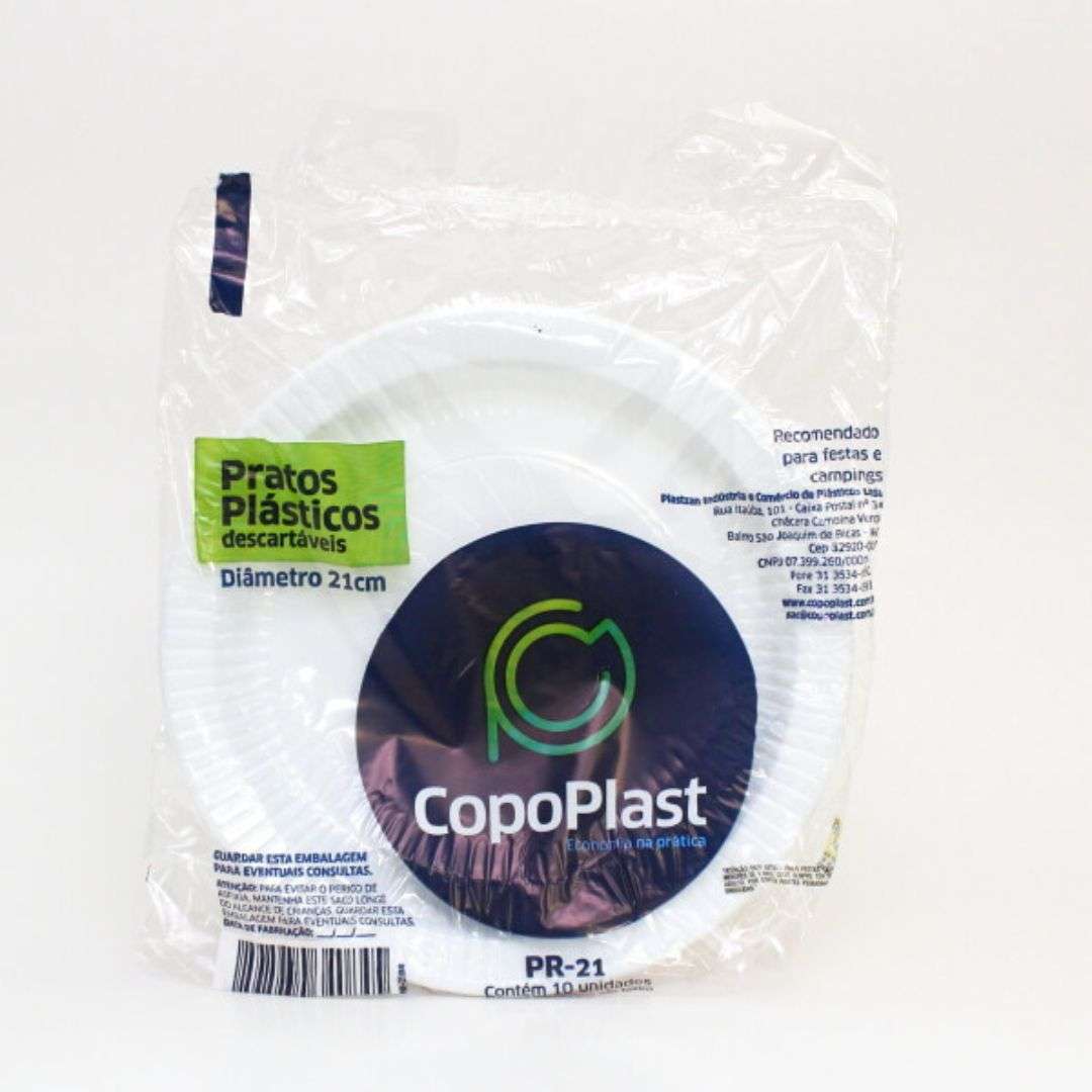 PRATO PR-21 COPOPLAST PLASTICO BRANCO